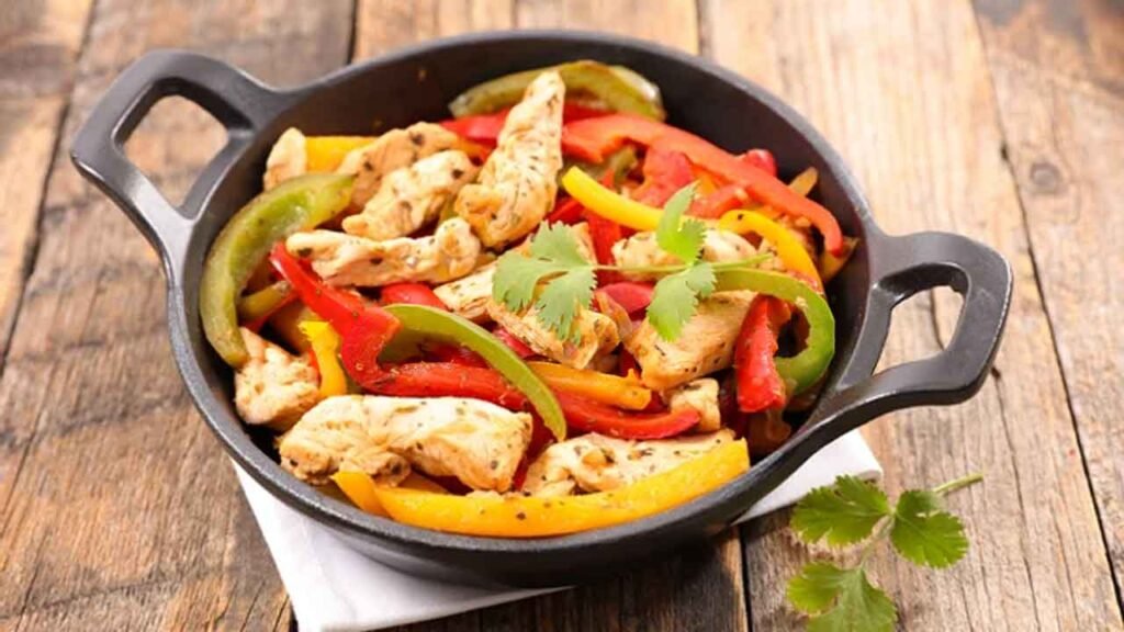 Fajitas de pollo ¿Cómo hacer la receta y cuántas calorías tiene?