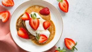 Receta de Hot Cakes de avena Desayuno nutritivo