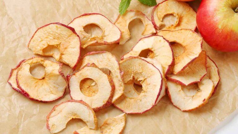 Receta de chips de manzana Delicioso y nutritivo