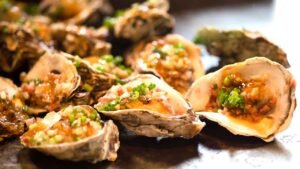Receta de ostras a la parrilla Cocina Fácil